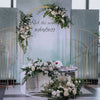 Wedding Square/Round/Arched Door Backdrop Stand Flowers Display Frame Metal Rack
