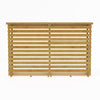 Extra Large 229cm Outdoor Garden Log Store Firewood Storage Shed Log Rack UK