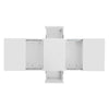 Coffee Table with Hidden Compartment and Storage Drawers for Living Room White