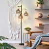 Floor Lamp Modern Black 3 Head Tree Design Stem Large Living Room Light Lighting