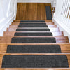 15 Pack Home Anti-slip Staircase Floor Carpet Self-adhesive Stair Mats Protector