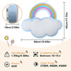 Creativity Blue Cloud Ceiling Light Rainbow Balcony Pendant Light for Playroom