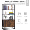 Storage Cabinet w/ 3 Open Shelves Cupboard Tall Organizer for Livingroom Bedroom