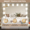 Hollywood Mirror Vanity Make Up Mirror with 14 Lights LED USB Charging Mirror UK