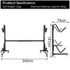 Freestanding Kayak Rack Heavy Duty Dual Storage Rack Carrier Stand for Kayaks