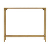 Golden Narrow Console Table Hallway Slim Metal Side Shelf Living Room Furniture