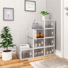 DIY Shoes Rack Cabinet Storage Organiser Interlocking Stackable Boxes PP Plastic