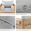 Garden Furniture Chairs Chair Cushions Directors Seat Outdoor Armchair Cushion