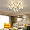Maple Leaf Chandelier White Frame LED Ceiling Light Living Room Pendant Lights