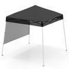 Outdoor Easy Setup Folding Gazebo Shelter w/ Adjustable Slant Leg-Gravy