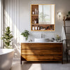 Wall-Mounted Medicine Cabinet with Mirror Single Door Bathroom Storage Cabinet