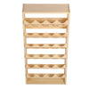 Wall Mounted Spray Bottle Holder Wooden Aerosol Can Storage Rack for Van Garage