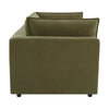 Dusk Boston Olive Velvet 2 Seater Sofa RRP
