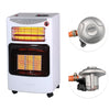 Portable Butane Space Cabinet Mobile Heater Home Fire Gas Heating Stove Outdoor