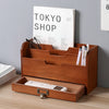Vintage Wooden Small Cabinet Storage Box Desktop Organizer Unit Display Shelving