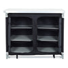 Outdoor 2-6 Shelf Camping Foldable Cupboard Kitchen Station Cook Table Aluminum