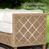 Rattan Furniture Outdoor Furniture Patio Conversation Set Outdoor Wicker Sofa