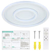 LED Ceiling Light Round Panel Down Lights Bathroom Kitchen Living Room Wall Rhdx