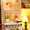 DIY Miniature Dollhouse Kit Realistic Mini 3D Wooden House Room Craft For Gift