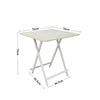 Small White Table And 2/4 Chairs Breakfast Bar Kitchen Dining Room Furniture Set