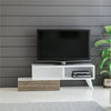 Stylish TV Stand - White & Wallnut