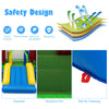 Kids Bouncy Castle Inflatable Bouncer House Blow Up Jumper w/Slide Carrying Bag
