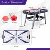 Indoor Air Hockey Arcade Table Gaming Set with Powerful 12V Motor