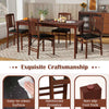 Folding Dining Chairs Set of 2 Foldable Upholstered Kitchen Chairs