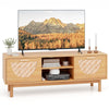 Costway TV Stand for 55-Inch TVs Mid Century Modern Entertainment Center