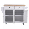 Kitchen Island Unit Butchers Block Trolley Breakfast Bar Table Storage Cabinet