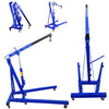 Blue Folding 1 Ton Hydraulic Engine Crane Hoist Lift Workshop Mechanics Lifting
