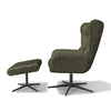 Modulax Jimmy Celine Olive Swivel Lounge Chair & Footstool RRP £1299