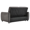 Convertible 2 Seater Sofa Bed Pull out ArmChair Folding Recliner Sleeper+Pillows