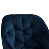2X Luxury Bar Stools Padded Velvet Breakfast Kitchen Pub Restaurant Living Room