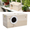 Wooden Bird Breeding Box Cage Nest Parrot Nesting House Lovebirds Finch UK