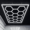 14 Hexagon LED Lighting Detailing Garage Workshop Retail Car Showroom Barber UK