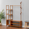 Open Clothes Rail Rack Garment Hanging Display Stand Coat Hat Shoe Storage Shelf