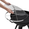 2 IN 1 Garden Charcoal BBQ Grill Fire Pit W/ Swivel Grill Handle & Cutting Board