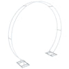 2m Large Metal Wedding Arch Round Circle Backdrop Flowers Stand Moon Gate Party