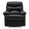 LEATHER/VELVET MANUAL ADJUSTABLE RECLINER ARMCHAIR LOUNGE CHAIR RECLINING GAMING