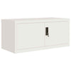 File Cabinet White 90x40x110 Steel P1G8