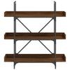 Bookcase, 3-Tier Storage Cabinet for Living Room, Book Shelf for J7A4