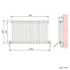 Traditional Radiator 2 3 Column Horizontal Vertical Cast Iron Style Vintage Rads