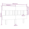 Bulliing Bed Headboard 183.5x3x81 Solid Wood Pine,Bed Headboard In Solid T7L0