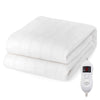 Single Electric Bed Warmer Heated Blanket Fits up to 40cm Mattress w/ 8 Temp