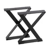 Industrial X Cross Shaped Metal Furniture Legs Base Frame for Bench Table Chair