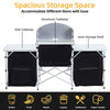 Aluminium Camping Table Kitchen Unit Folding Storage Outdoor Cooking Station