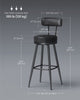 EKHO Collection - 360° Swivel Bar Stools Set of 2, LBC889B88V1