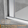 Frameless Bath Shower Screen Bathroom Fixed Clear 6mm Glass Panel 800x1400mm
