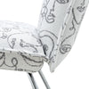 Retro Mid Century Style Armchair Accent Chair High Back NO Arm Lounge Lazy Sofa
